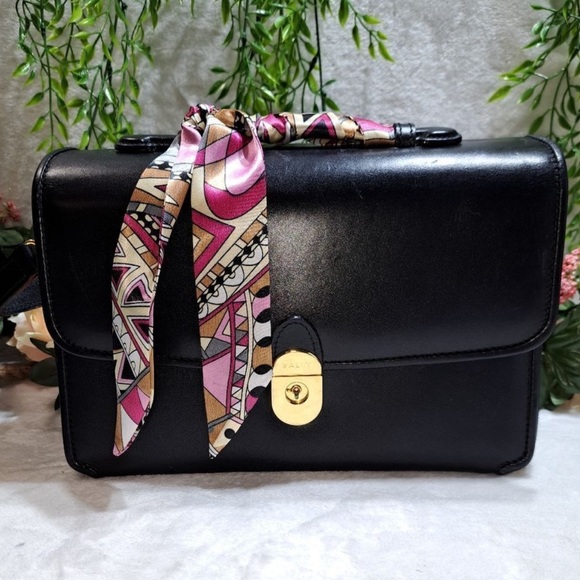 Bally Vintage leather crossbody shoulder top handle bag great 4 business travel - Picture 1 of 16